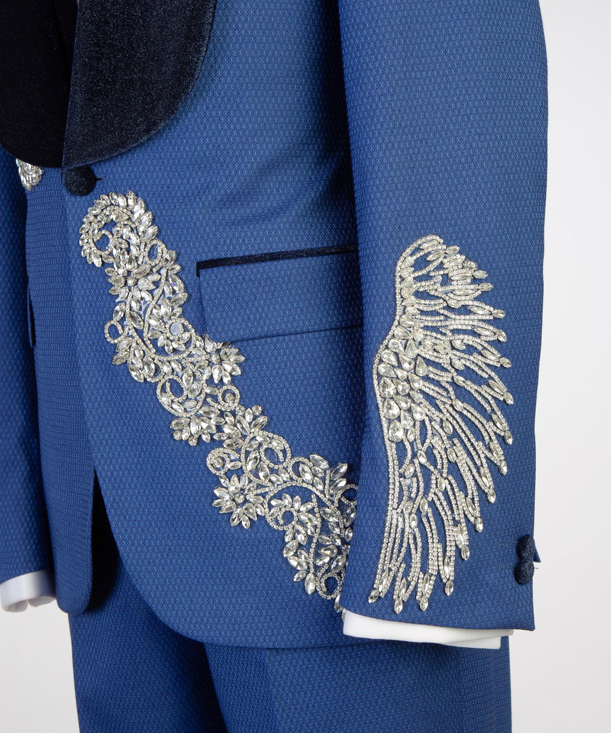 Royal Sapphire Crystal Tuxedo – view 5