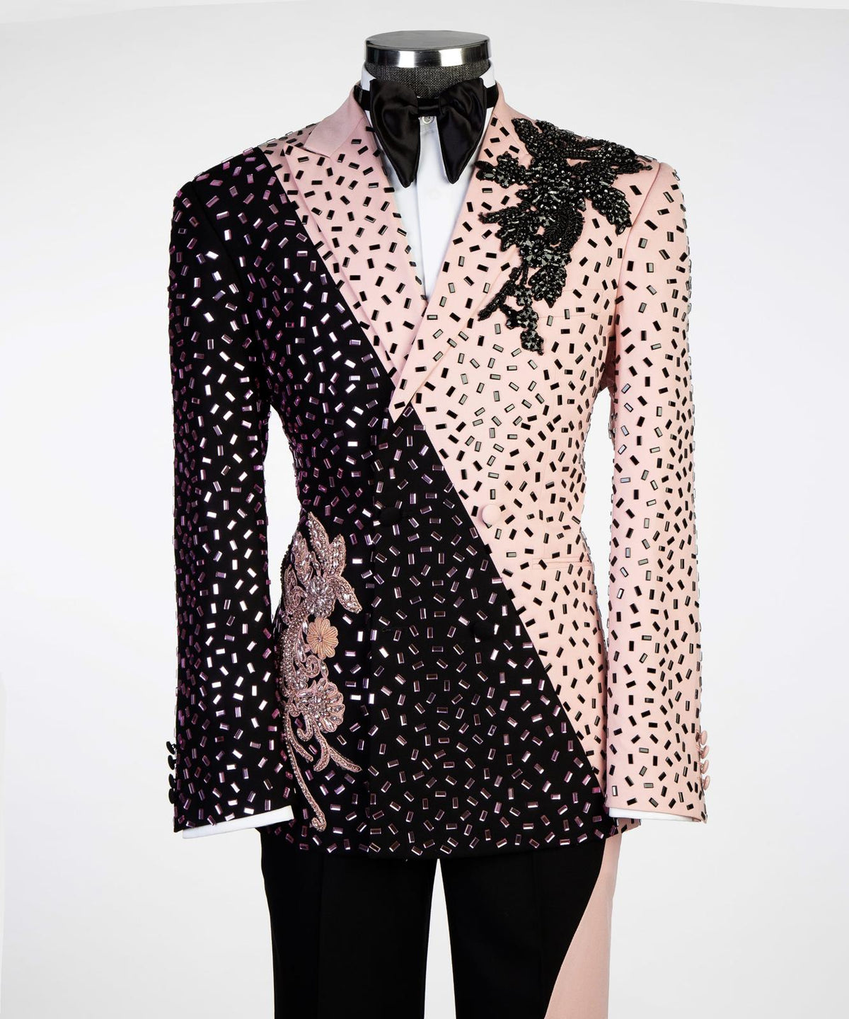Midnight Blush Crystal Couture