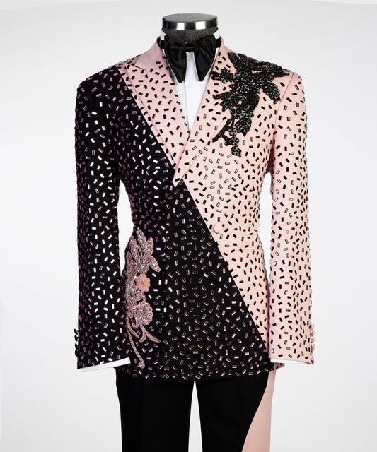 Midnight Blush Crystal Couture