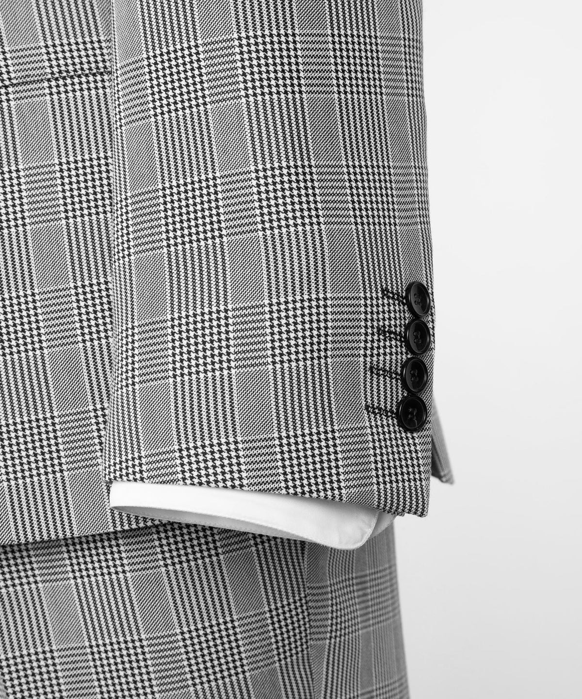 Silver Prince of Wales Three-Piece Suit