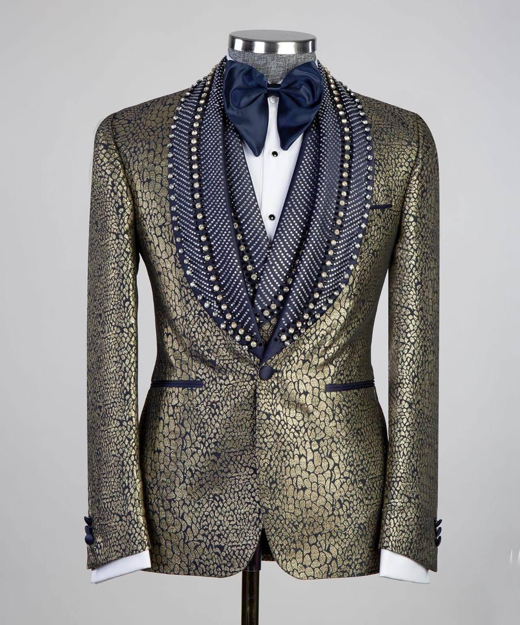 Limited Edition Tuxedo – Green & Blue III – view 2