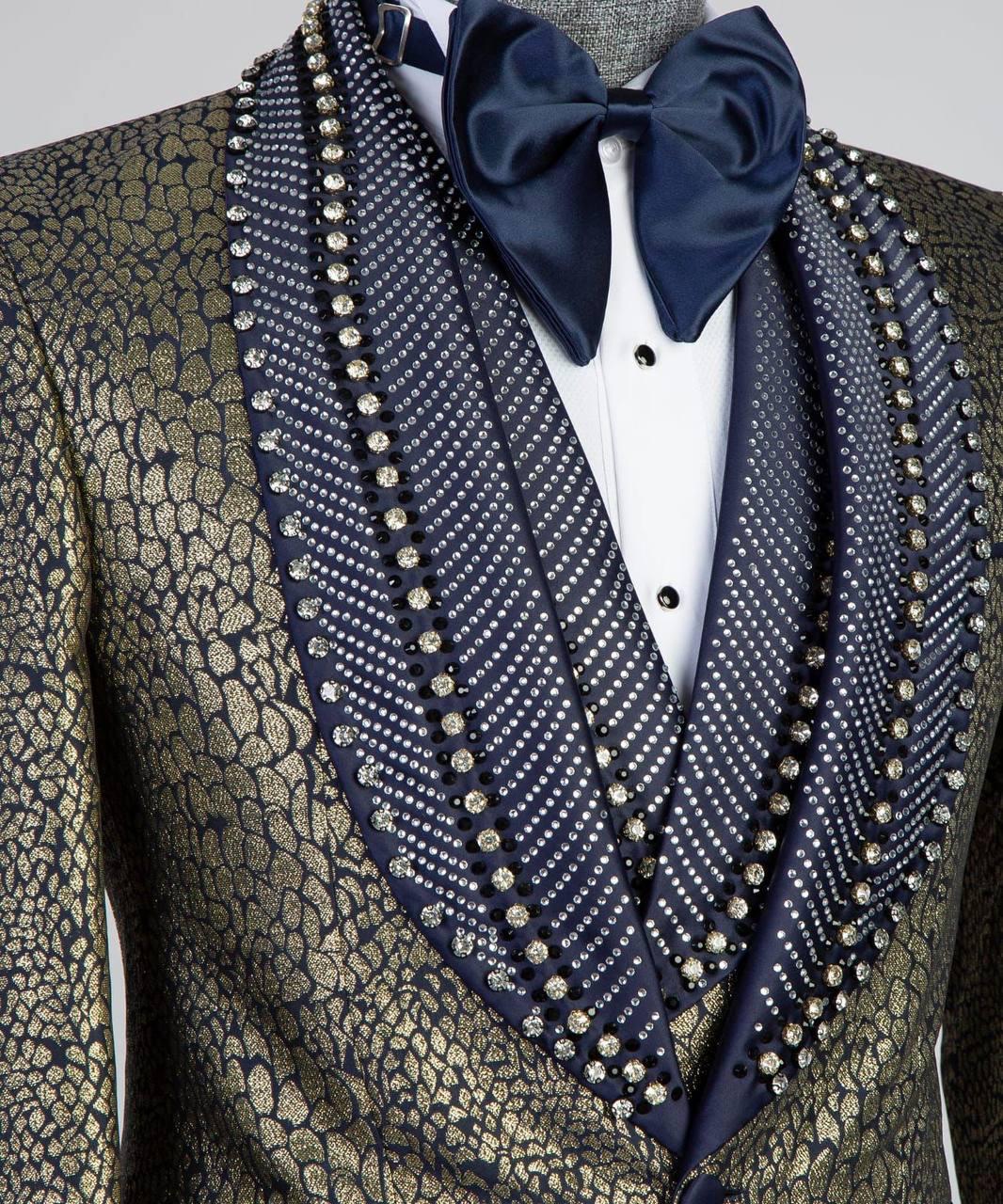 Limited Edition Tuxedo – Green & Blue III – view 4