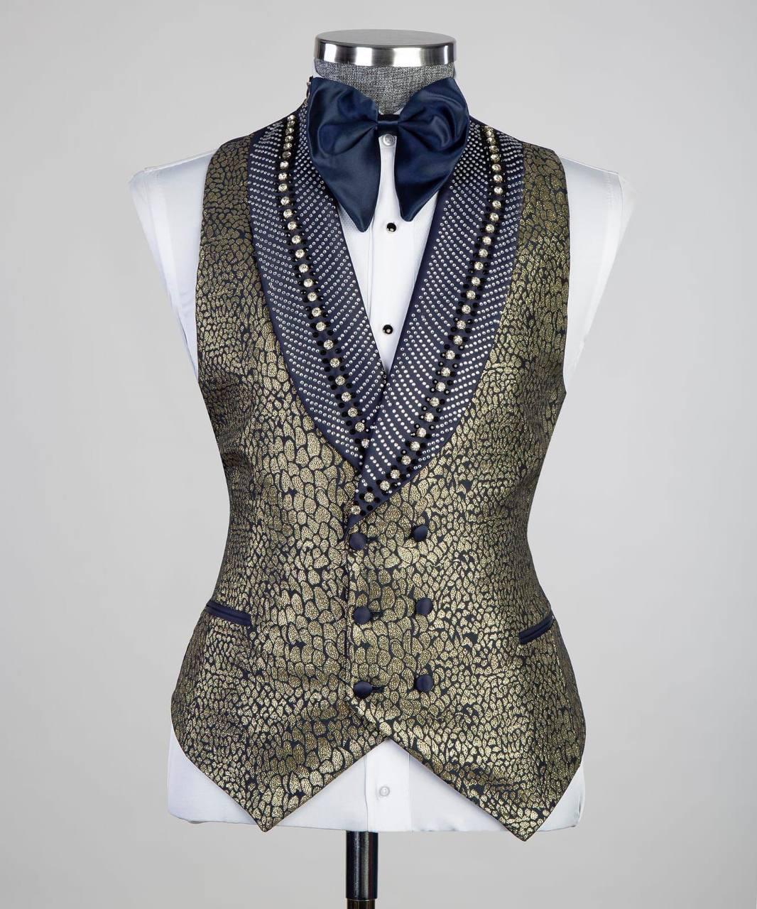 Limited Edition Tuxedo – Green & Blue III – view 5