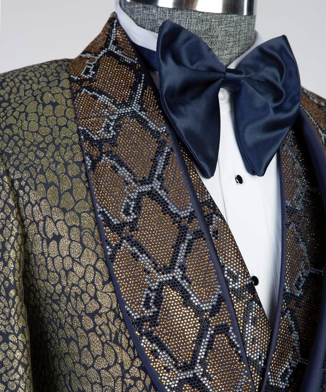 Limited Edition Tuxedo – Green & Blue – additional view