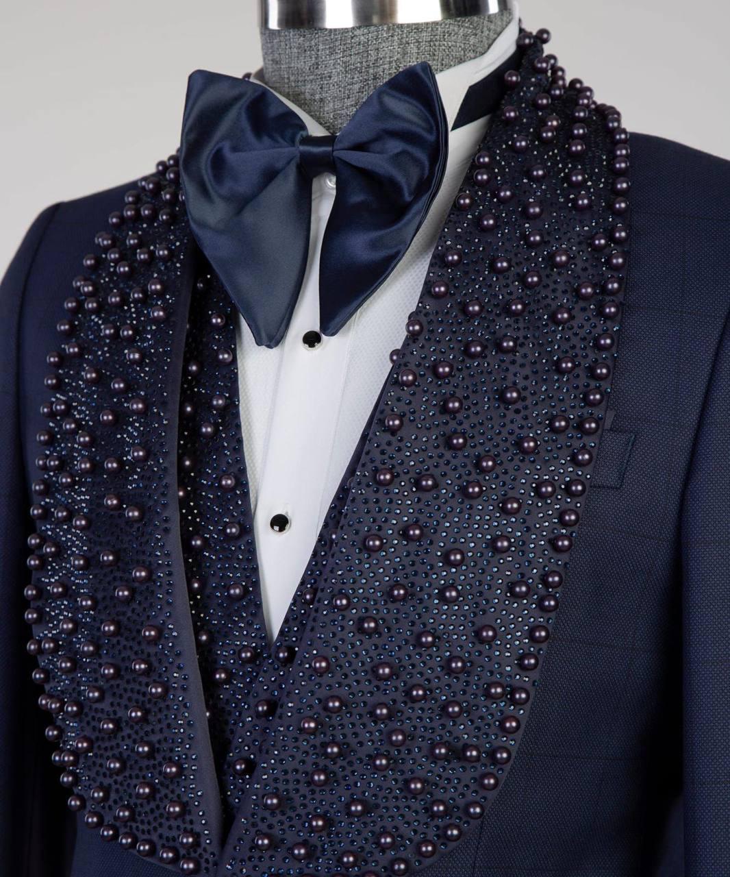 Jewelry Ornament Tuxedo – Blue – additional view