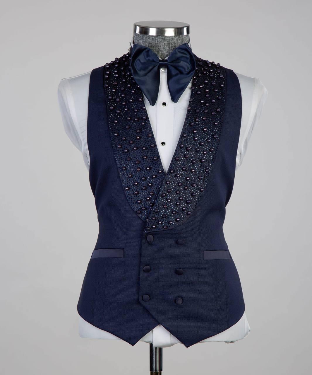 Jewelry Ornament Tuxedo – Blue – additional view