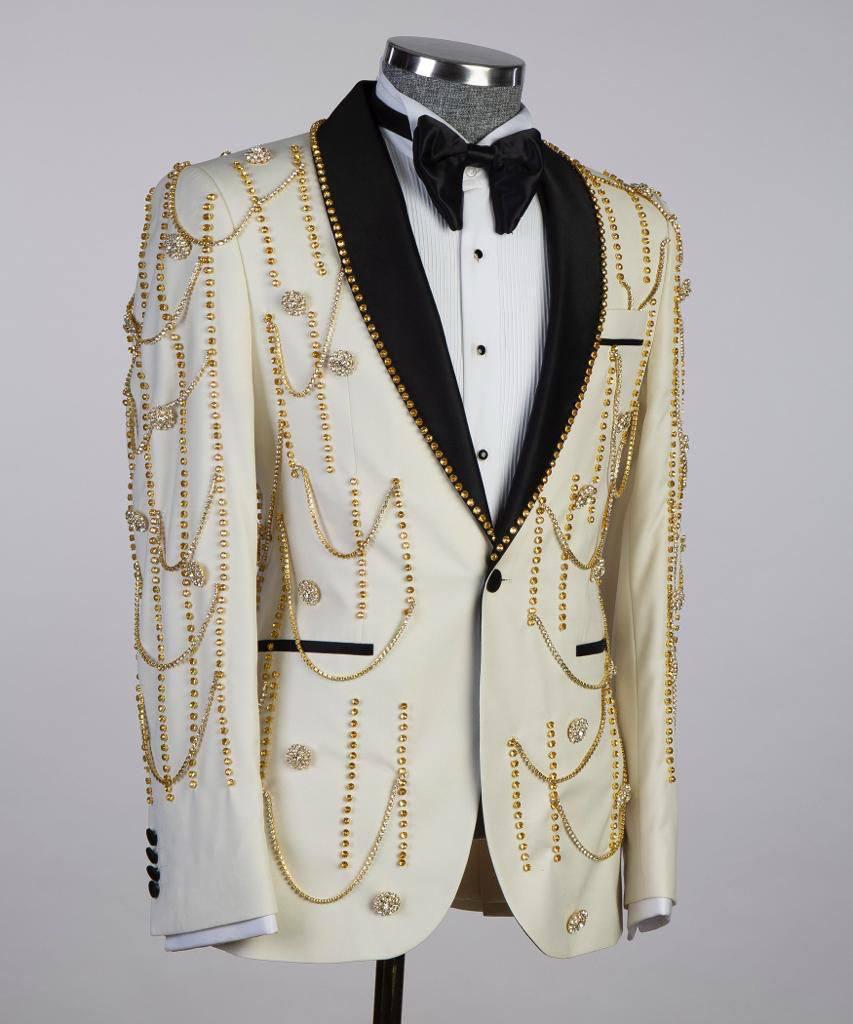 Jewelry Ornament Tuxedo – Cream II – view 2