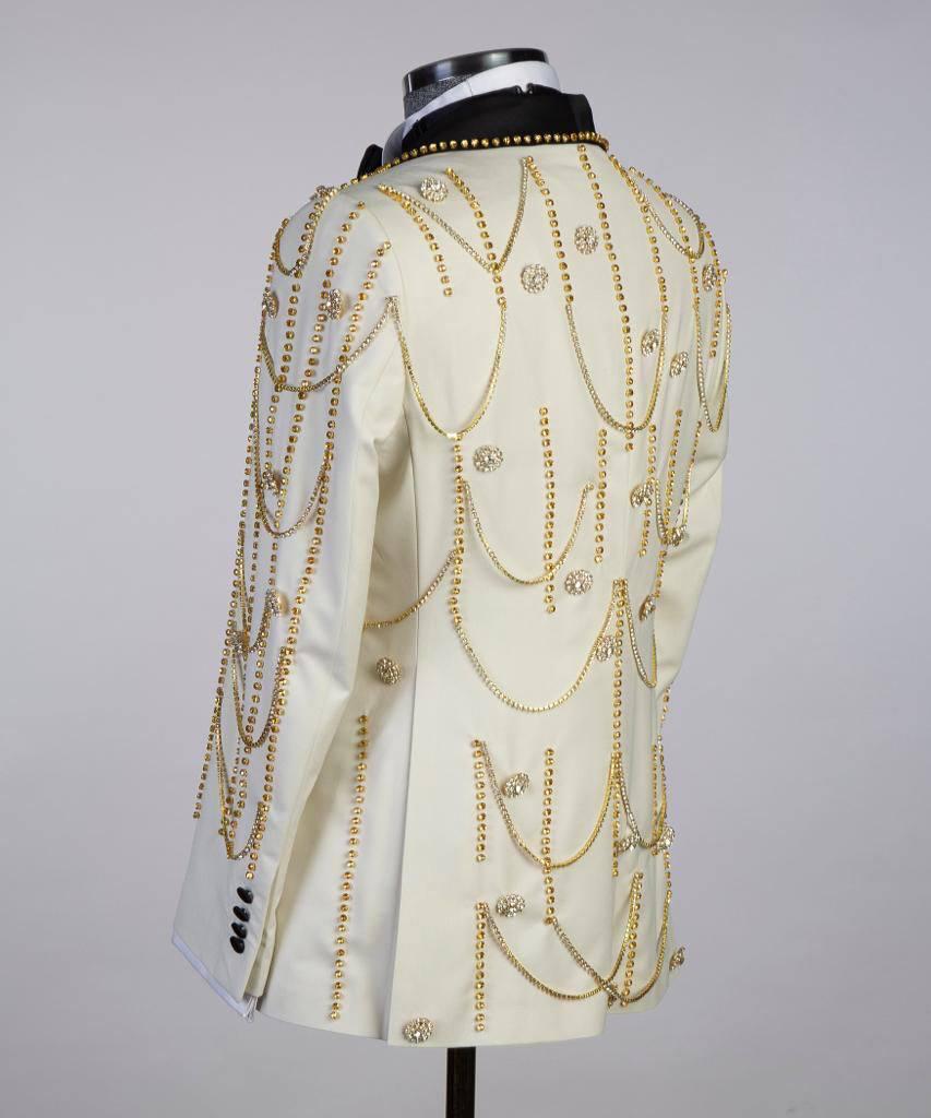Jewelry Ornament Tuxedo – Cream II – view 3