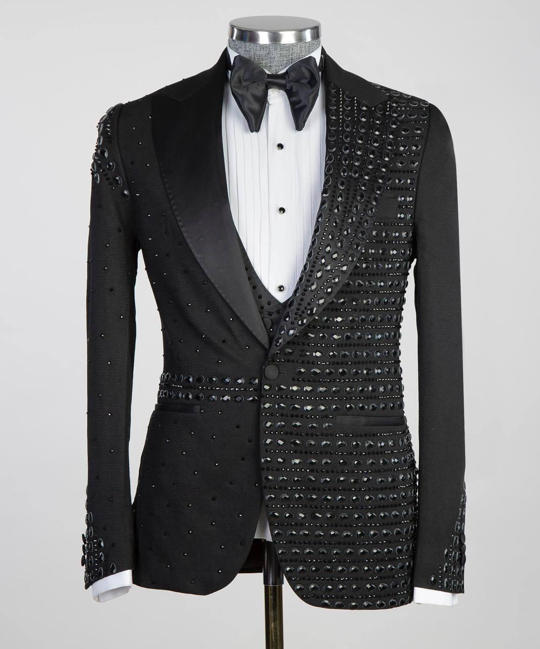 Jewelry Ornament Tuxedo – Black VII