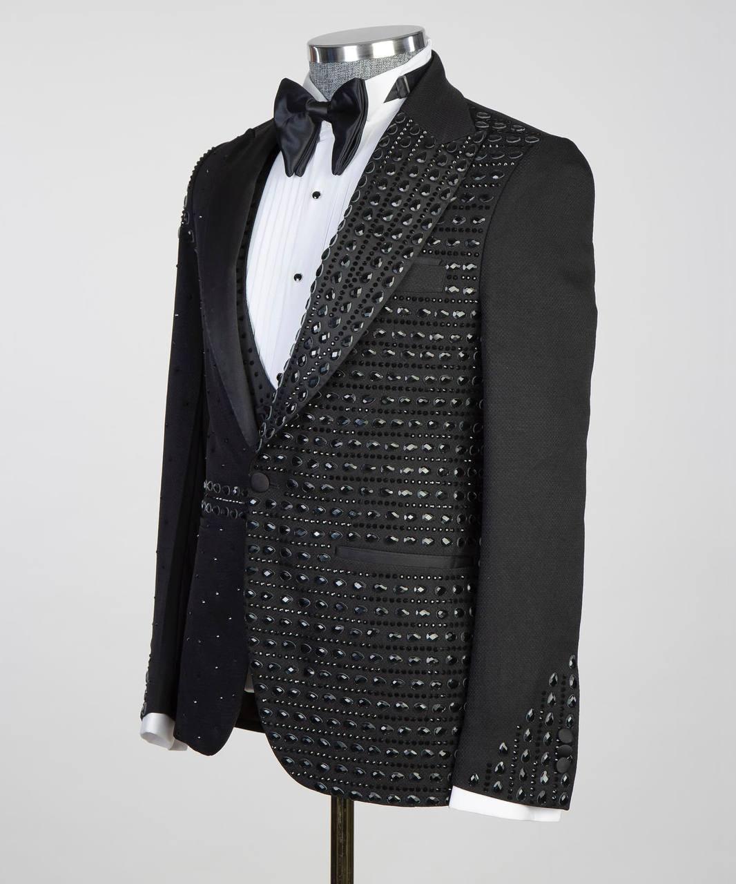 Jewelry Ornament Tuxedo – Black VII – view 2