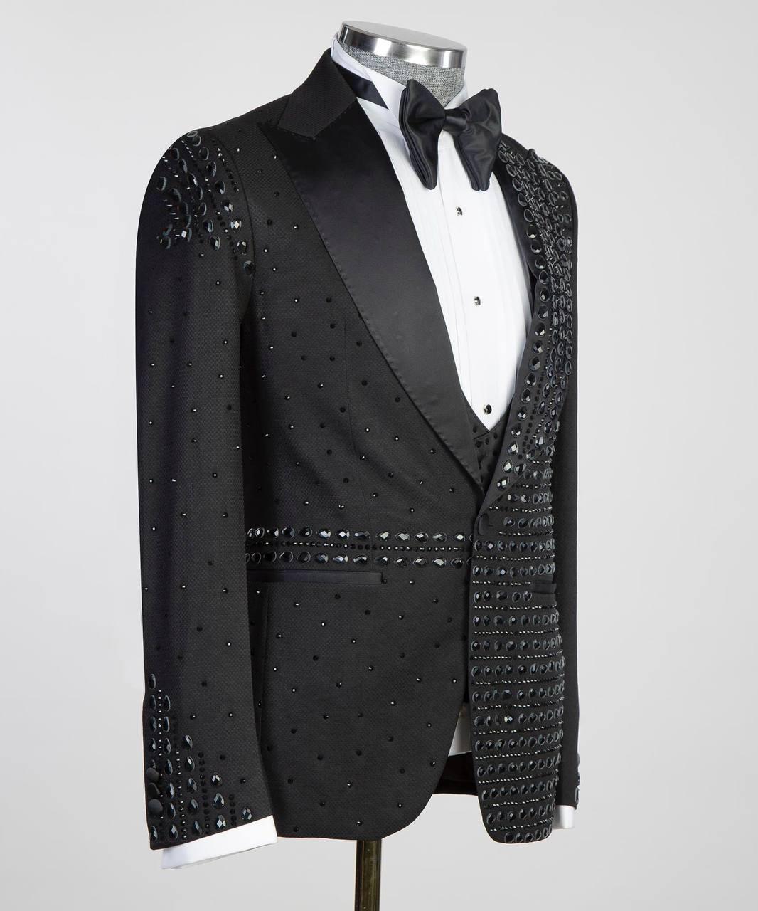 Jewelry Ornament Tuxedo – Black VII – view 3