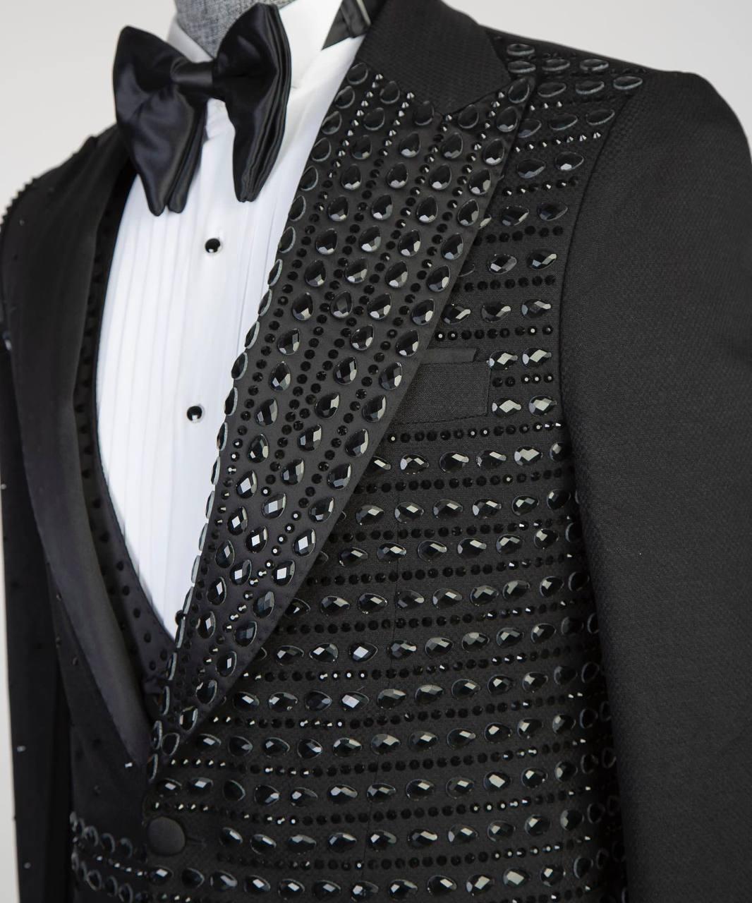 Jewelry Ornament Tuxedo – Black VII – view 4