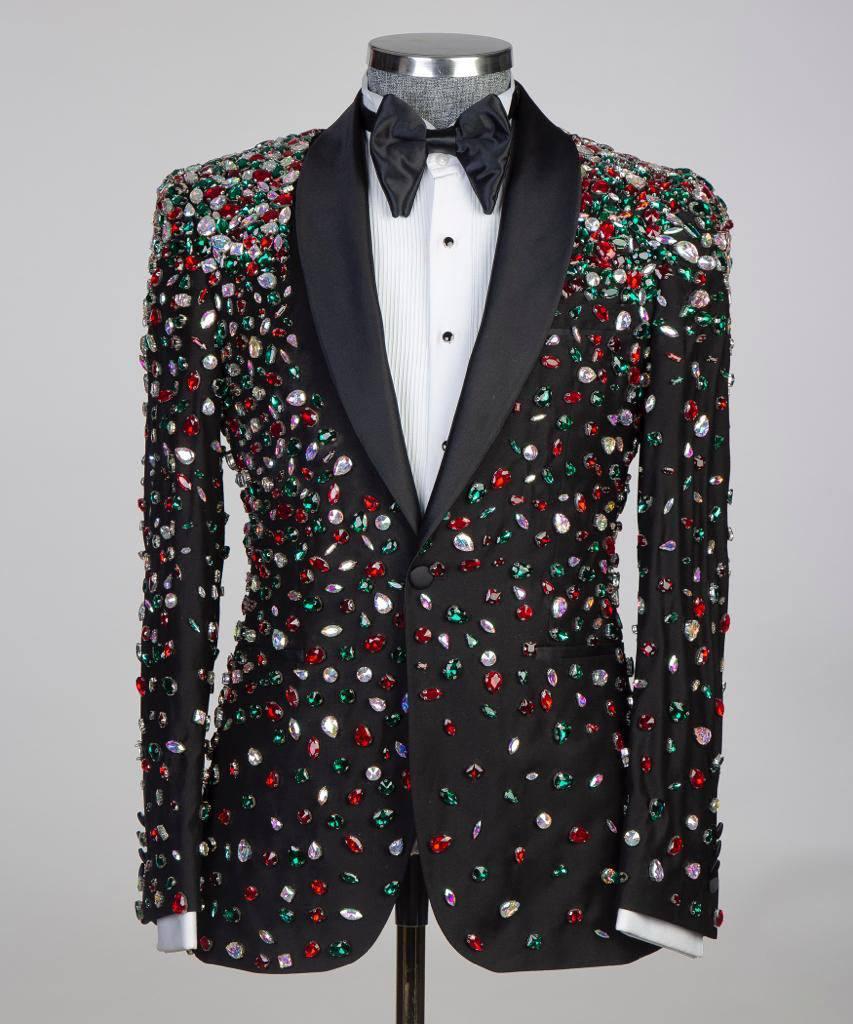 Shining Tuxedo – Black & Multicolor