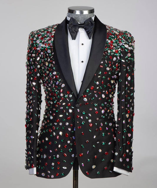 Shining Tuxedo – Black & Multicolor