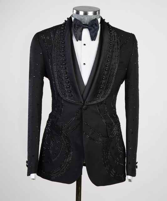 Jewelry Ornament Tuxedo – Black VI