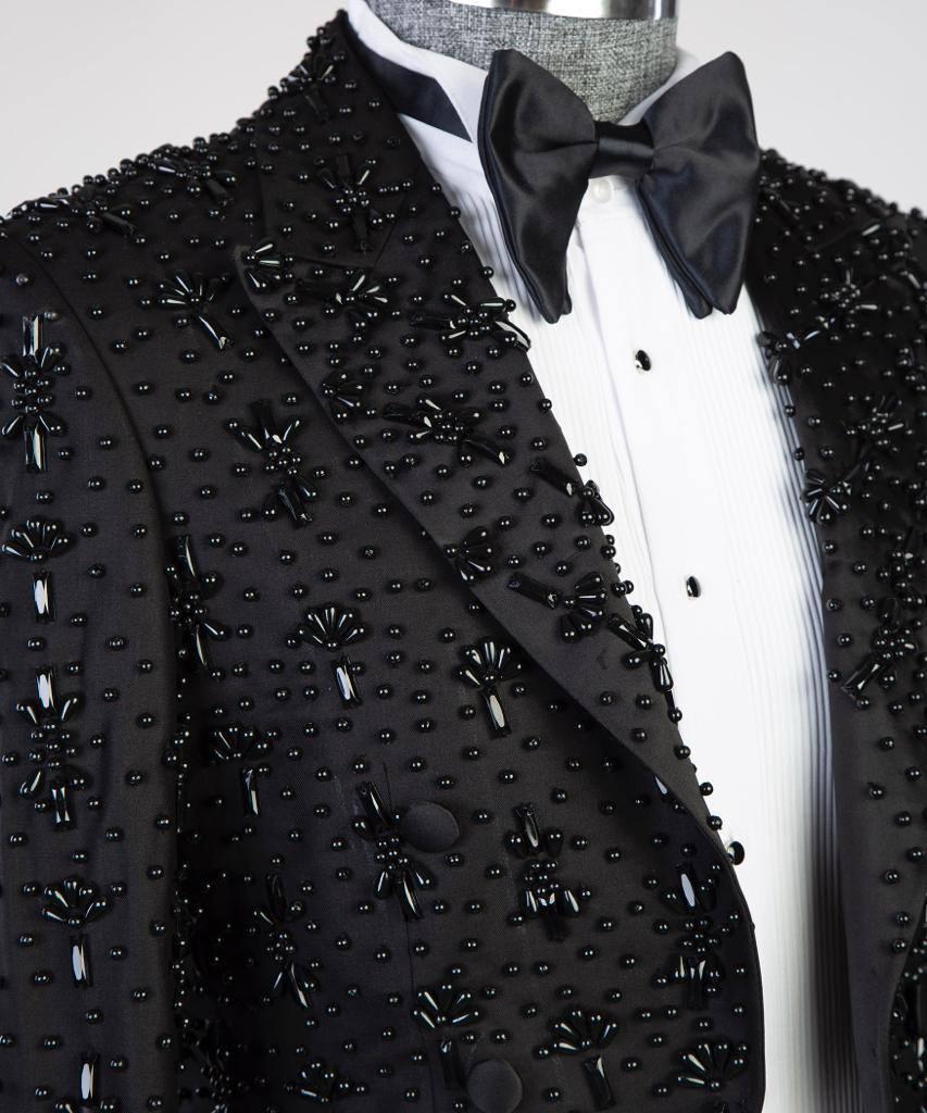 Jewelry Ornament Tuxedo – Black V – view 4