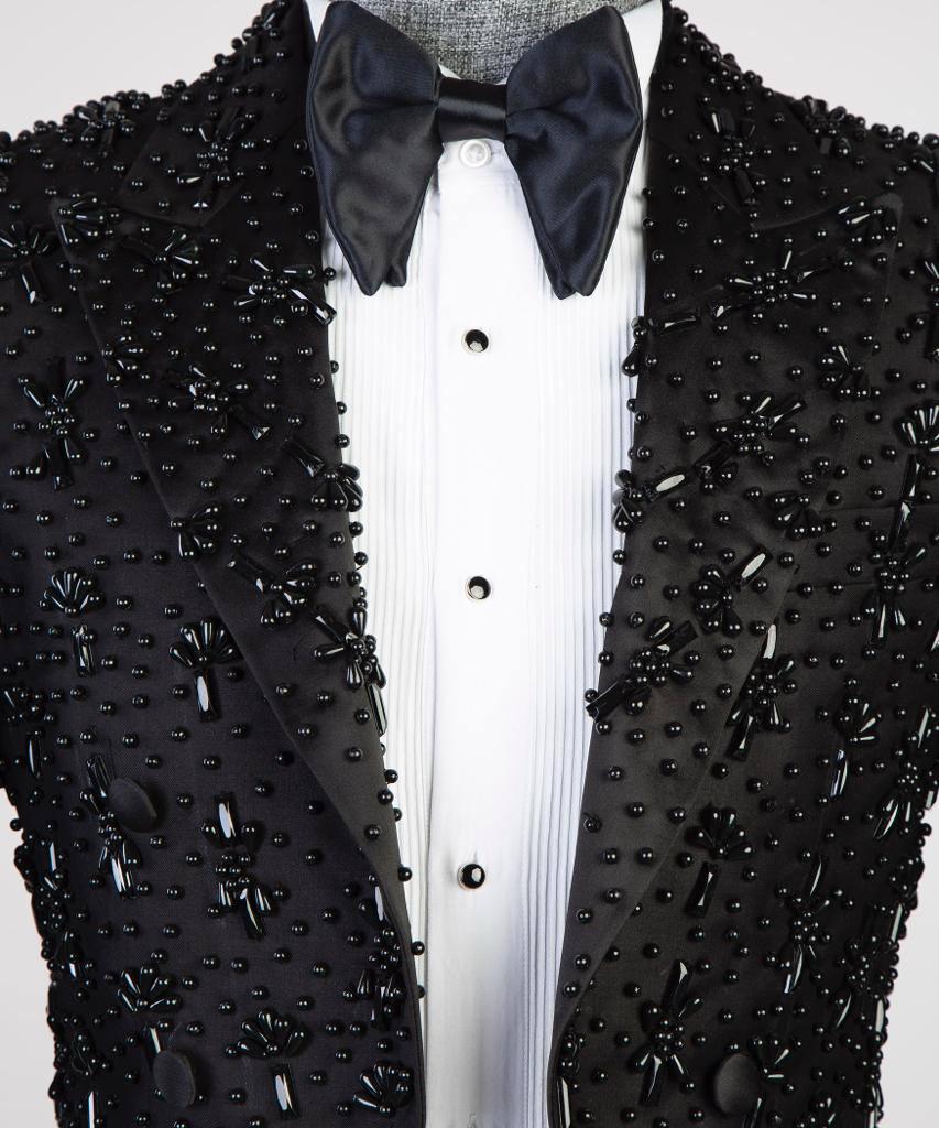 Jewelry Ornament Tuxedo – Black V – view 5