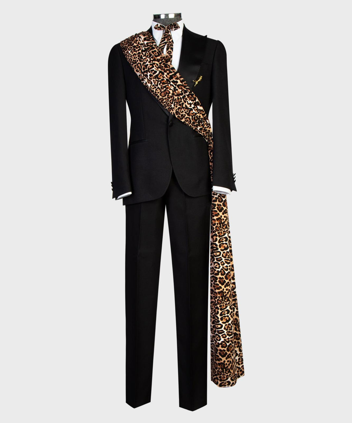 Savage Elegance Leopard Tuxedo