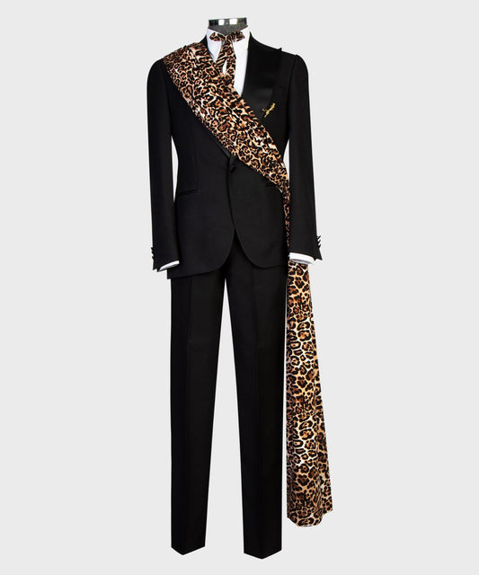 Savage Elegance Leopard Tuxedo