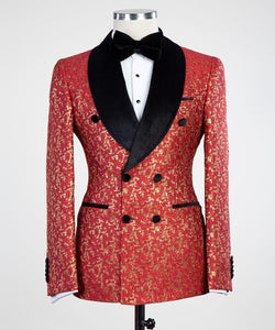 Premium Tux (Double breasted) Red