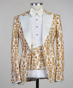 The Bold Tux (Wht/Gld)