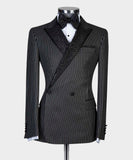 Jaegen Tux - 1 (stripes are metallic silver)