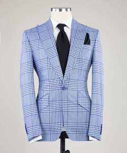 Prince of Check (Blue/Wht)