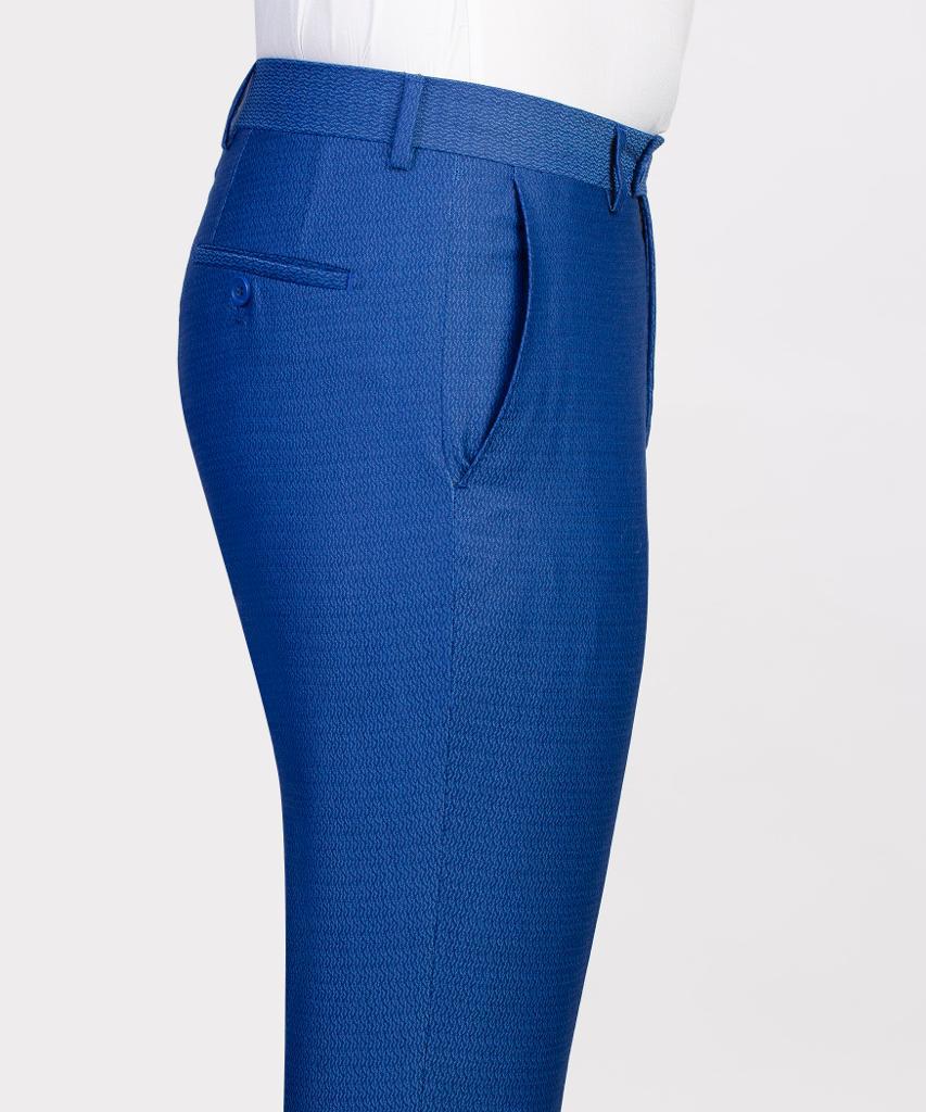 RENOIR Blue Classic Fit Flat Front Suit Separate Pants 201-20 – Unique  Design Menswear