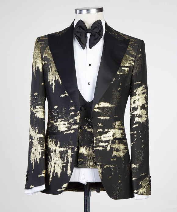 The Bold Tux (New Blk / Gld)